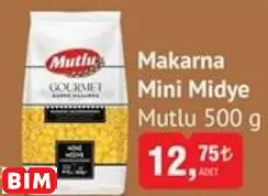 MUTLU  MAKARNA MİNİ MİDYE